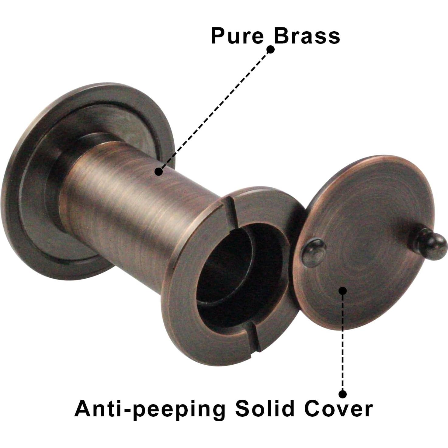 Mirilla para Puerta Earl Diamond Bronce Aceitado 200 Grados