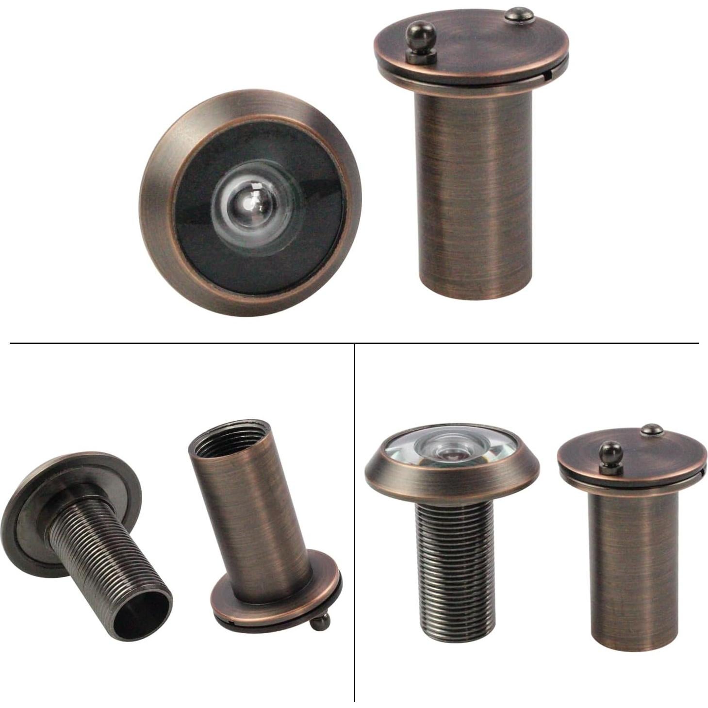 Mirilla para Puerta Earl Diamond Bronce Aceitado 200 Grados