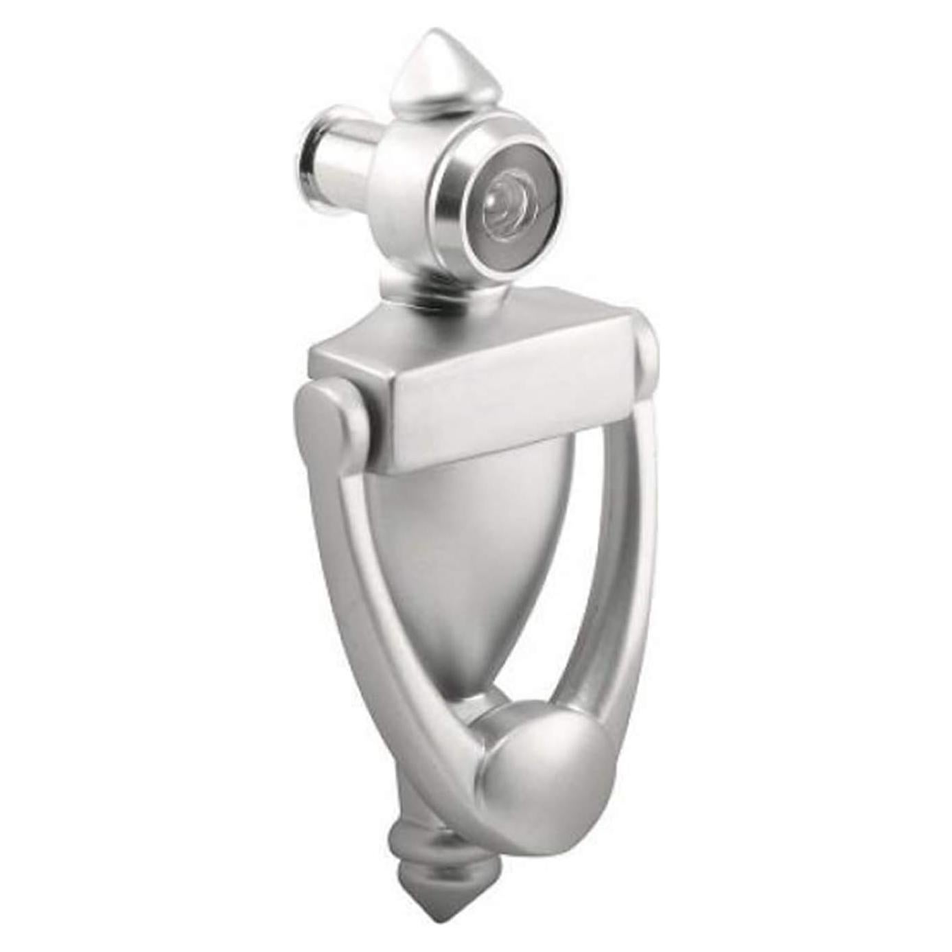 Tirador de Puerta con Visor Nuk3y 14 cm Níquel Satinado