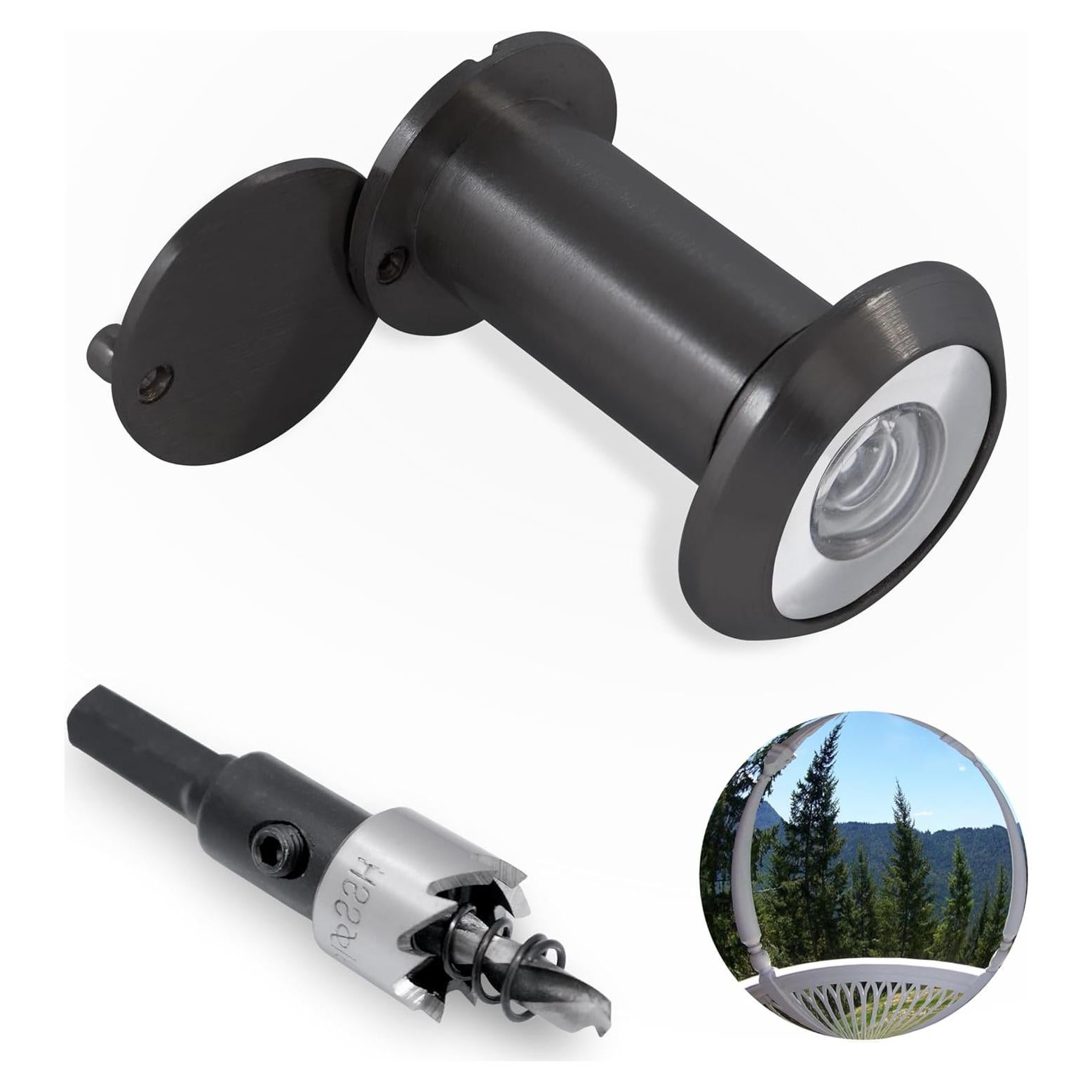 Mirilla de Seguridad RONESS con Cubierta Rotativa 35-55mm