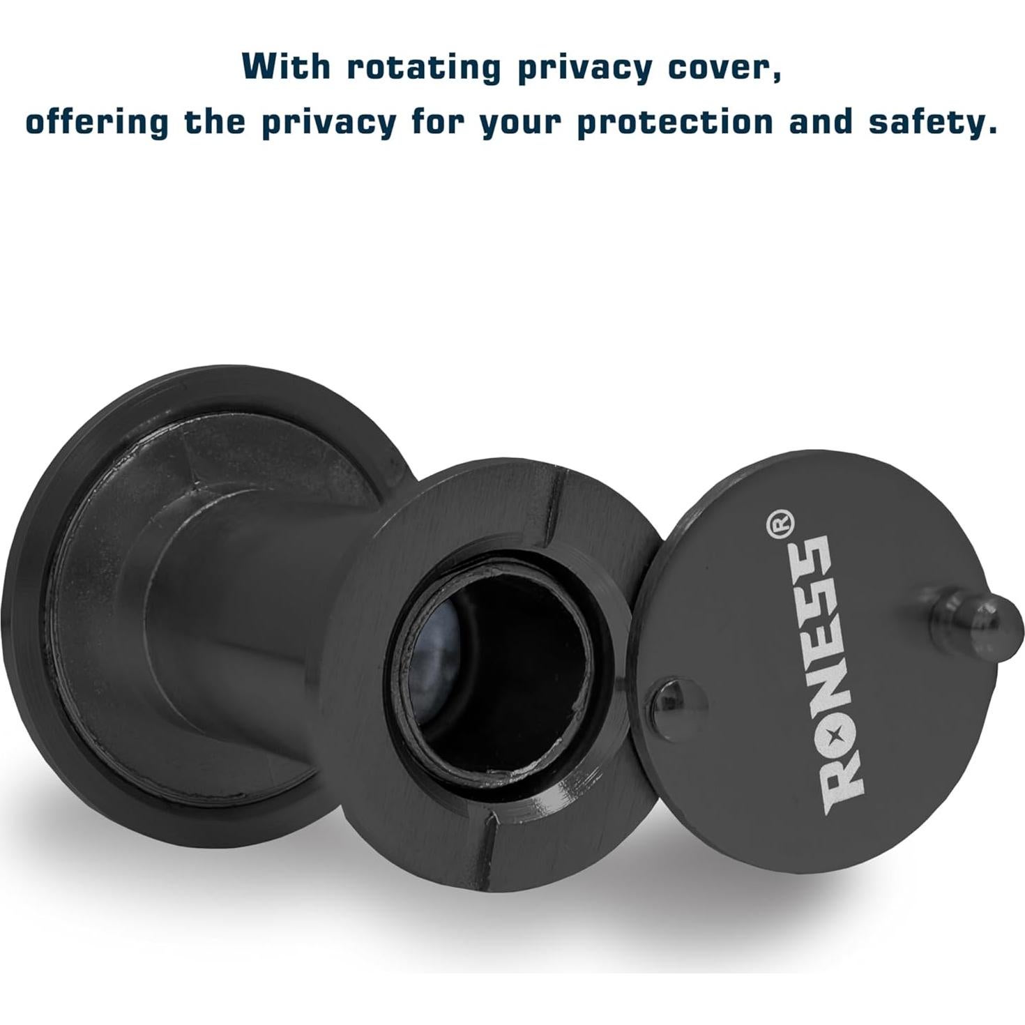 Mirilla de Seguridad RONESS con Cubierta Rotativa 35-55mm