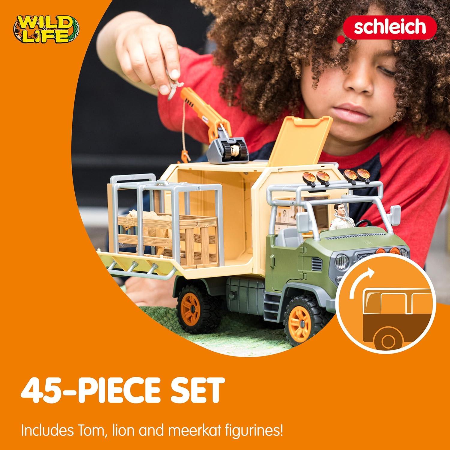 Juego de Rescate de Animales Schleich 45 Piezas