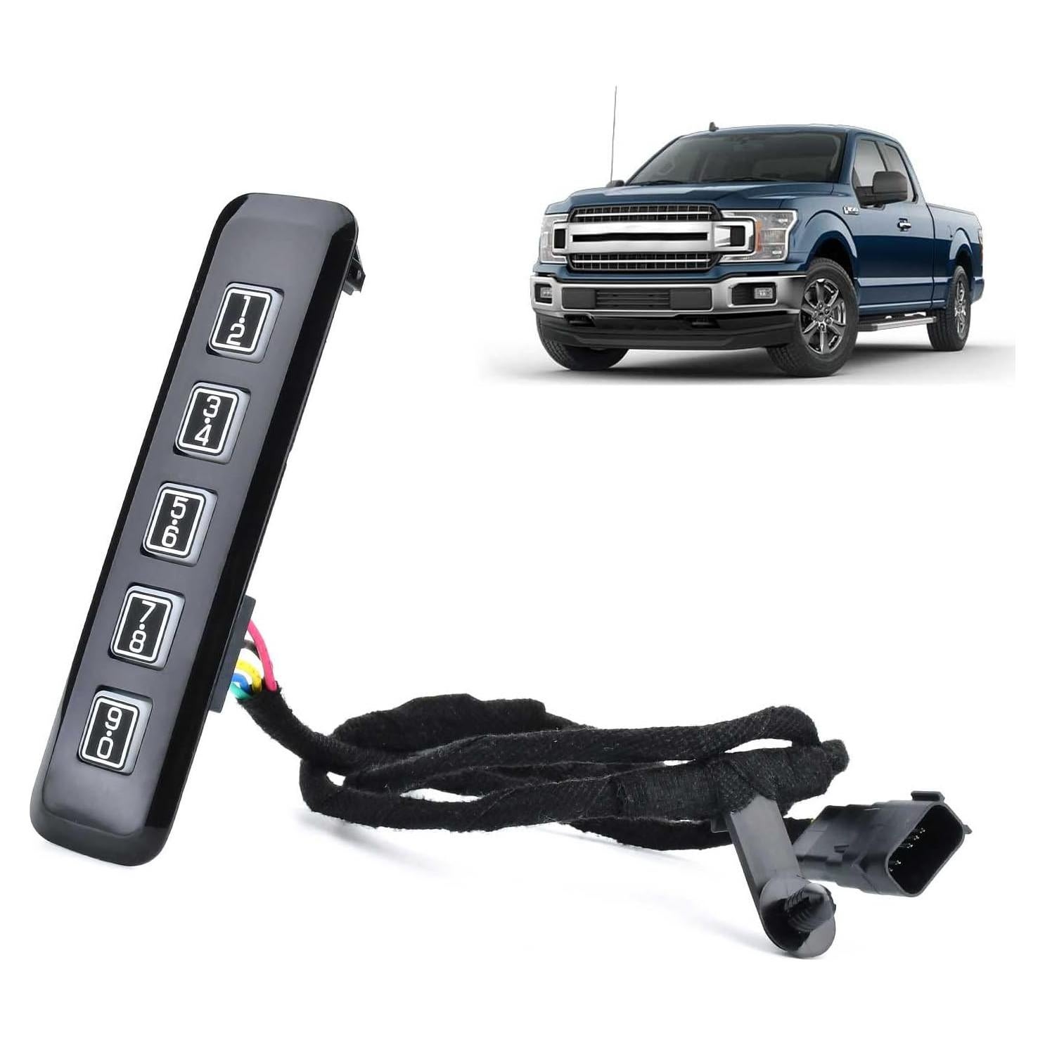 Teclado de entrada sin llave Dngbymx para Ford F150 2015-2020