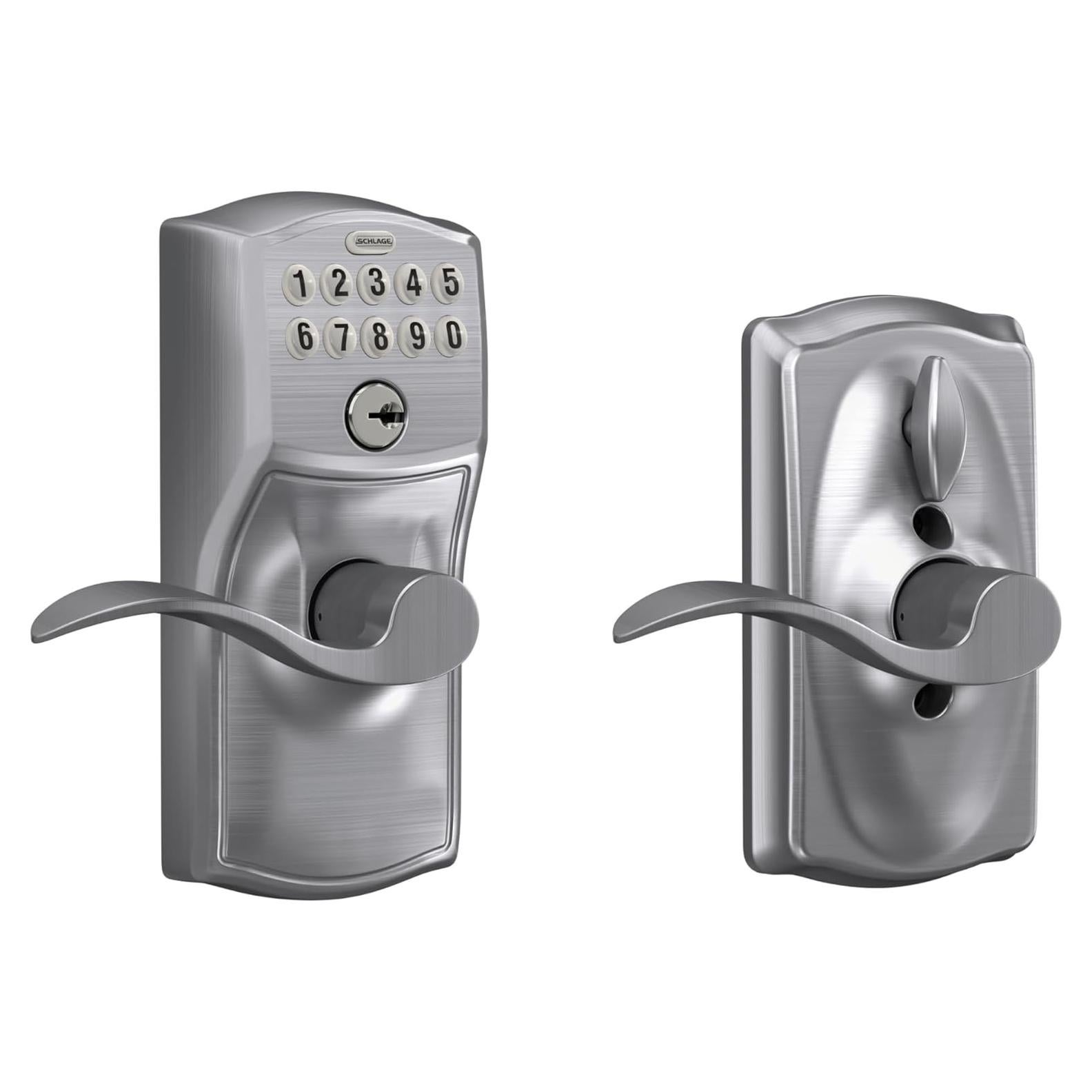 Cerradura Electrónica Schlage FE595 Camelot con Teclado y Flex-Lock