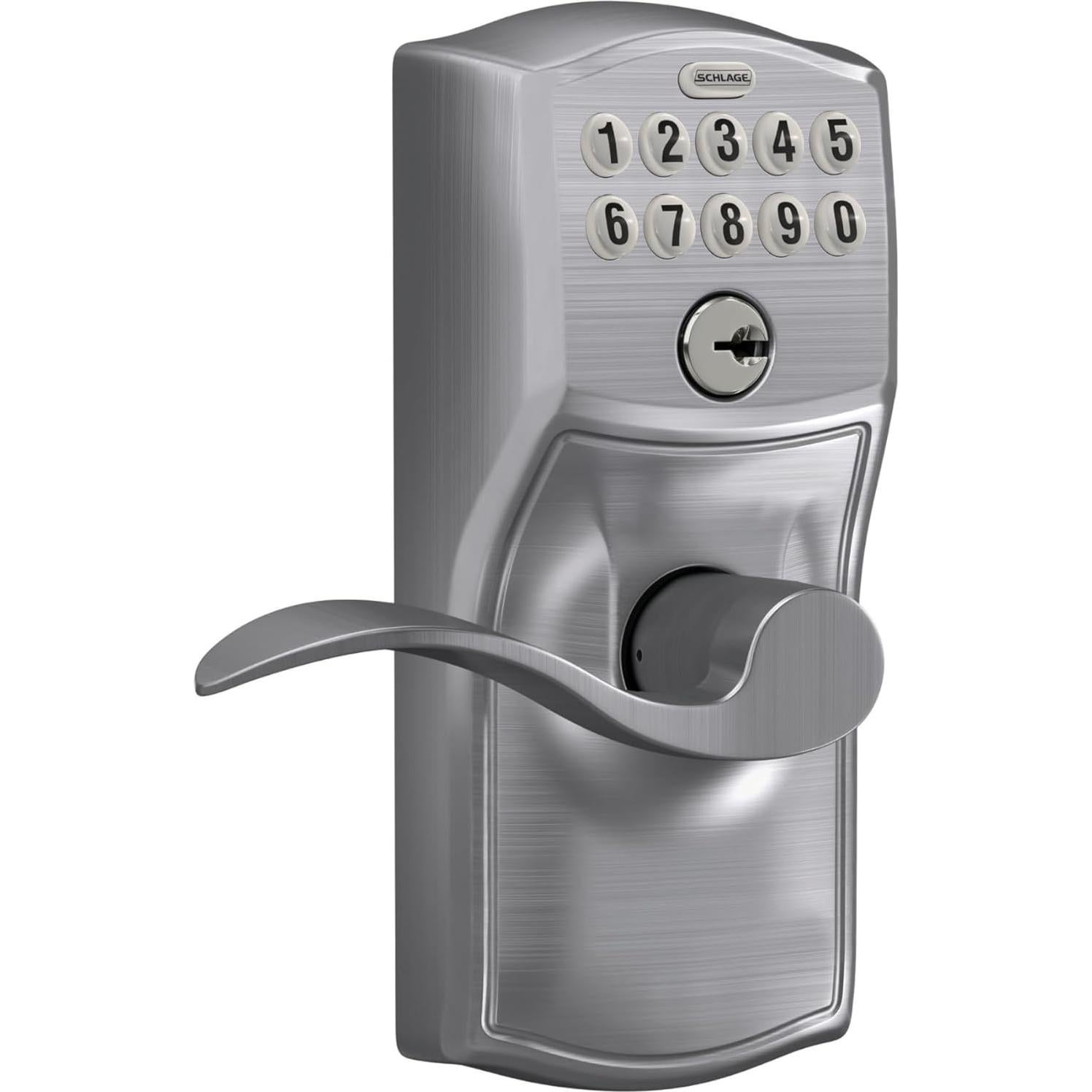 Cerradura Electrónica Schlage FE595 Camelot con Teclado y Flex-Lock