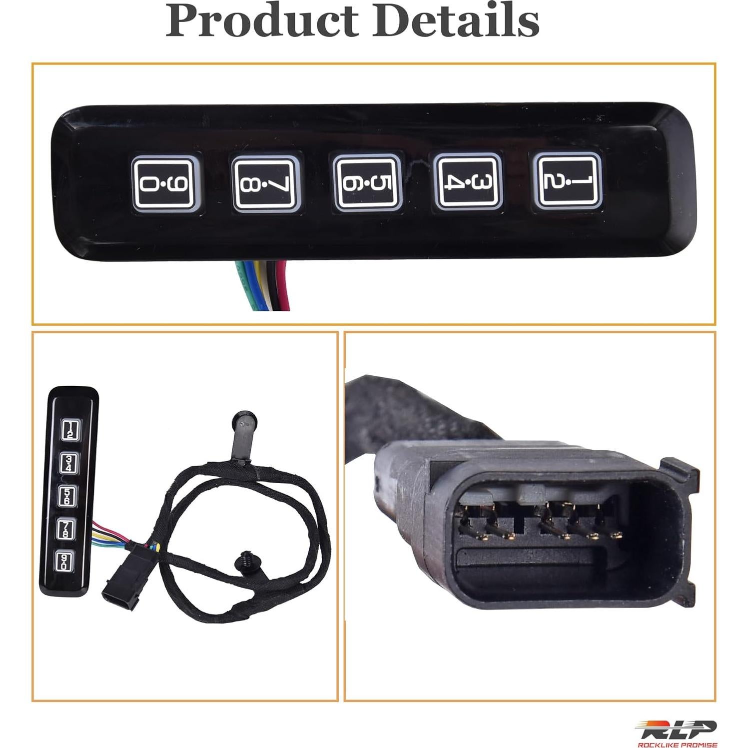 Teclado de entrada sin llave RLP para Ford F-150/F-250 2015-2020