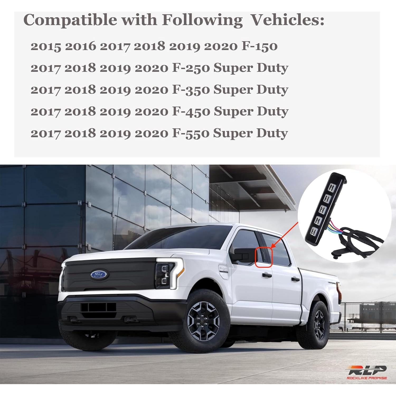 Teclado de entrada sin llave RLP para Ford F-150/F-250 2015-2020