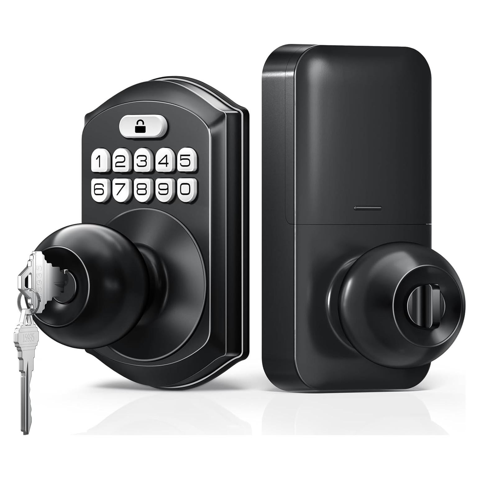 Cerradura Inteligente TEEHO TE003 con Teclado y Manija Negra