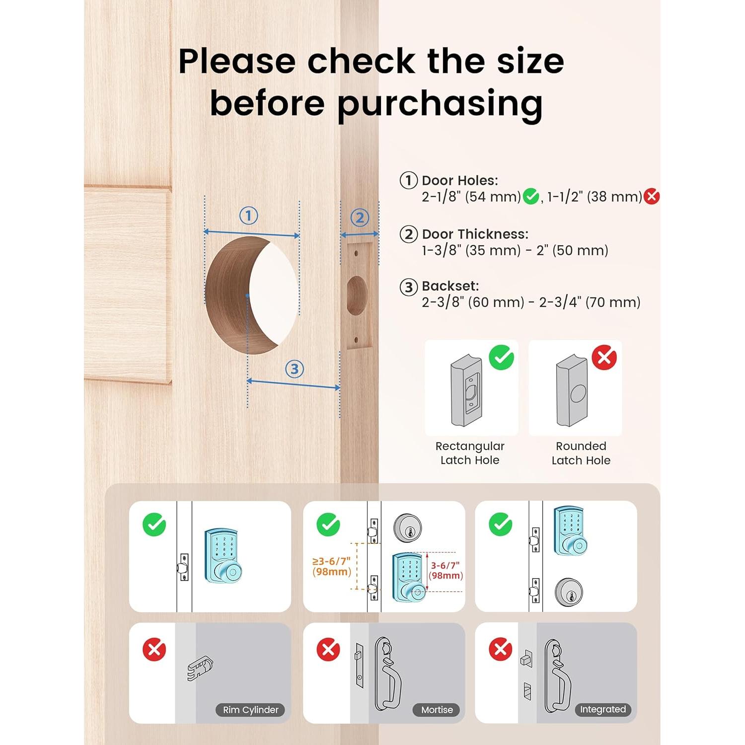 Cerradura Inteligente Hidalife HL-669K Negra con Teclado Táctil