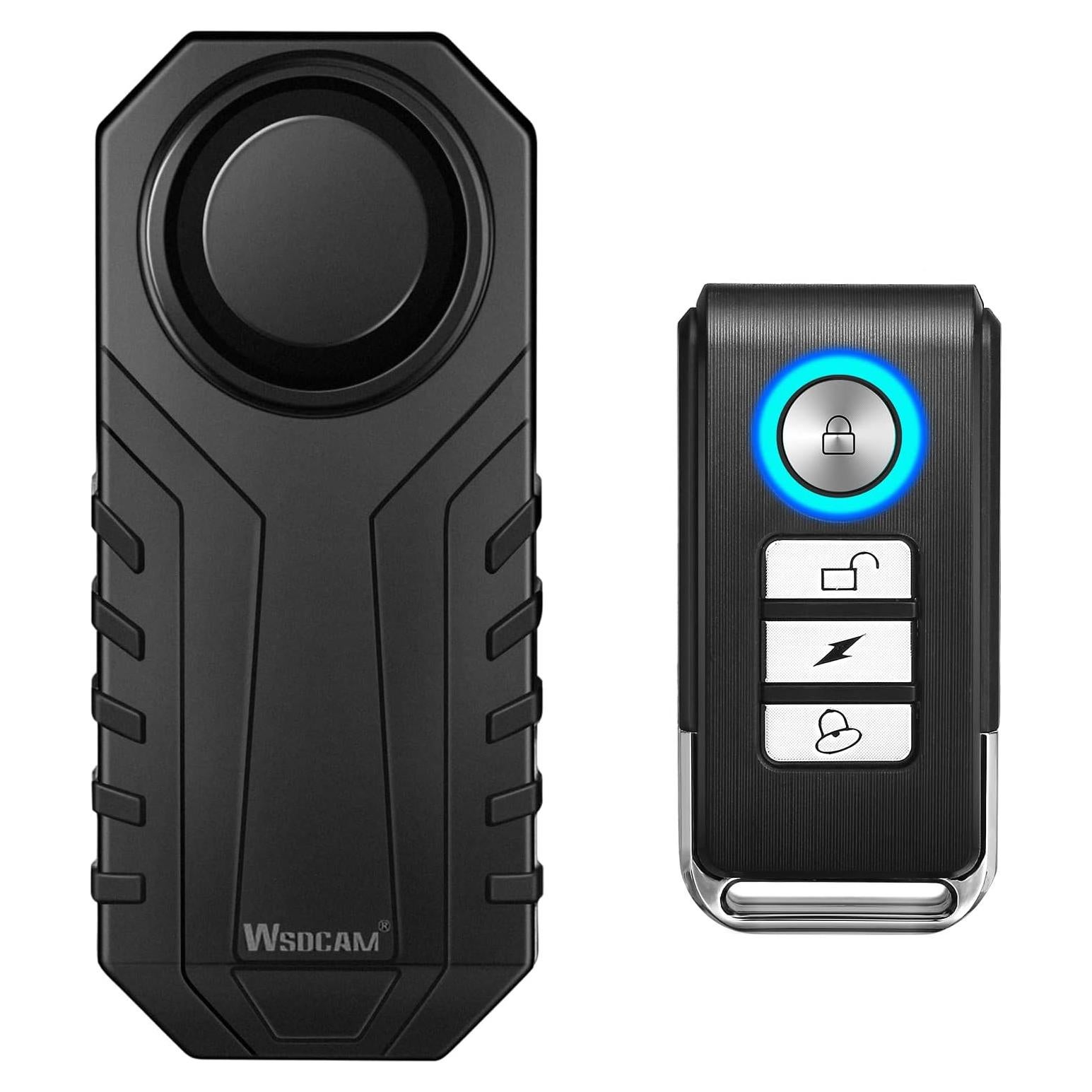 Alarma Inalámbrica para Bicicleta Wsdcam 113dB con Control Remoto