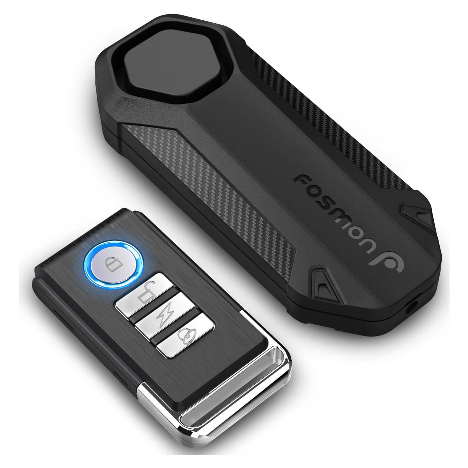 Alarma de Bicicleta Fosmon 113dB Inalámbrica IP65 con Control Remoto