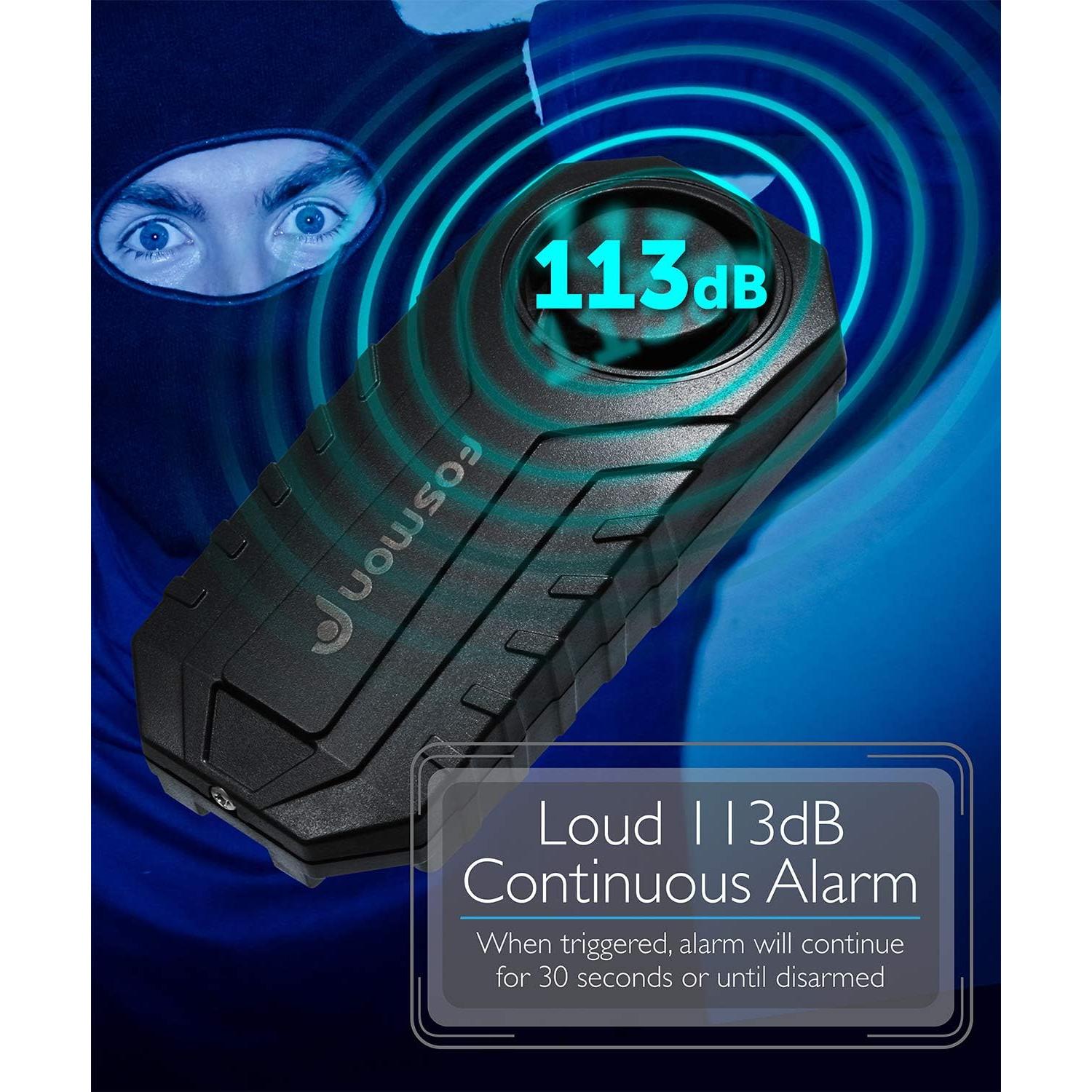 Alarma de Bicicleta Fosmon 113dB Inalámbrica IP65 con Control Remoto