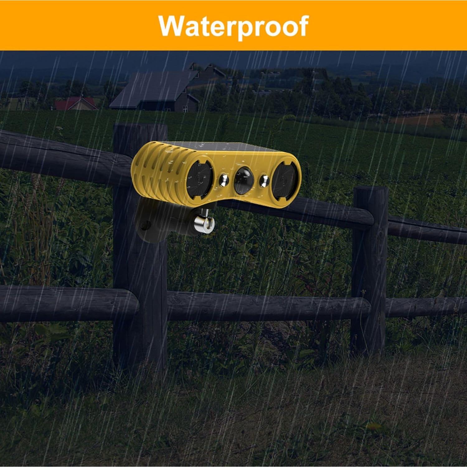 Alarma de Movimiento Solar HULPPRE - 4 Modos y 13 Sonidos