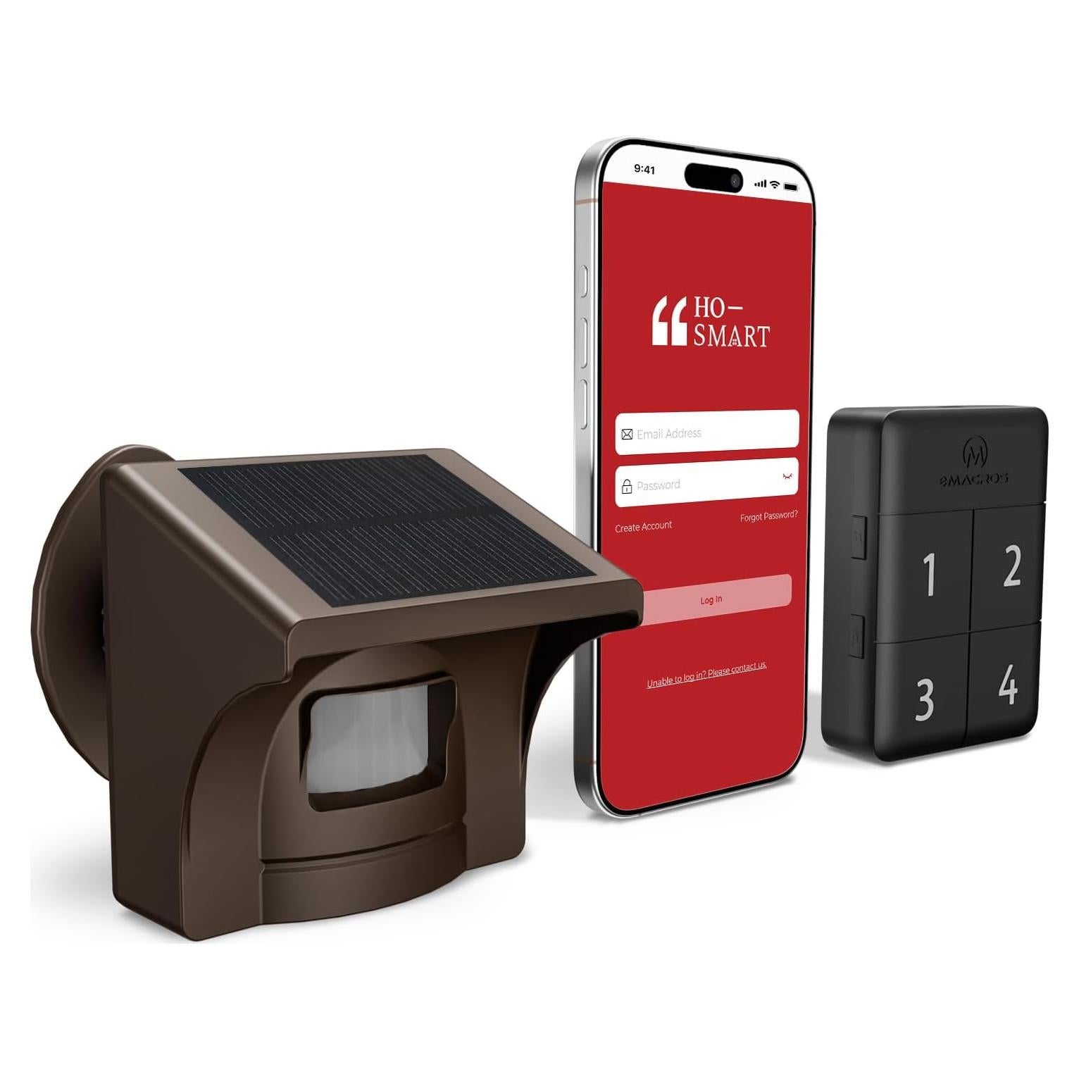 Alarma Solar eMACROS Pro 4 con App y Alcance de 807m