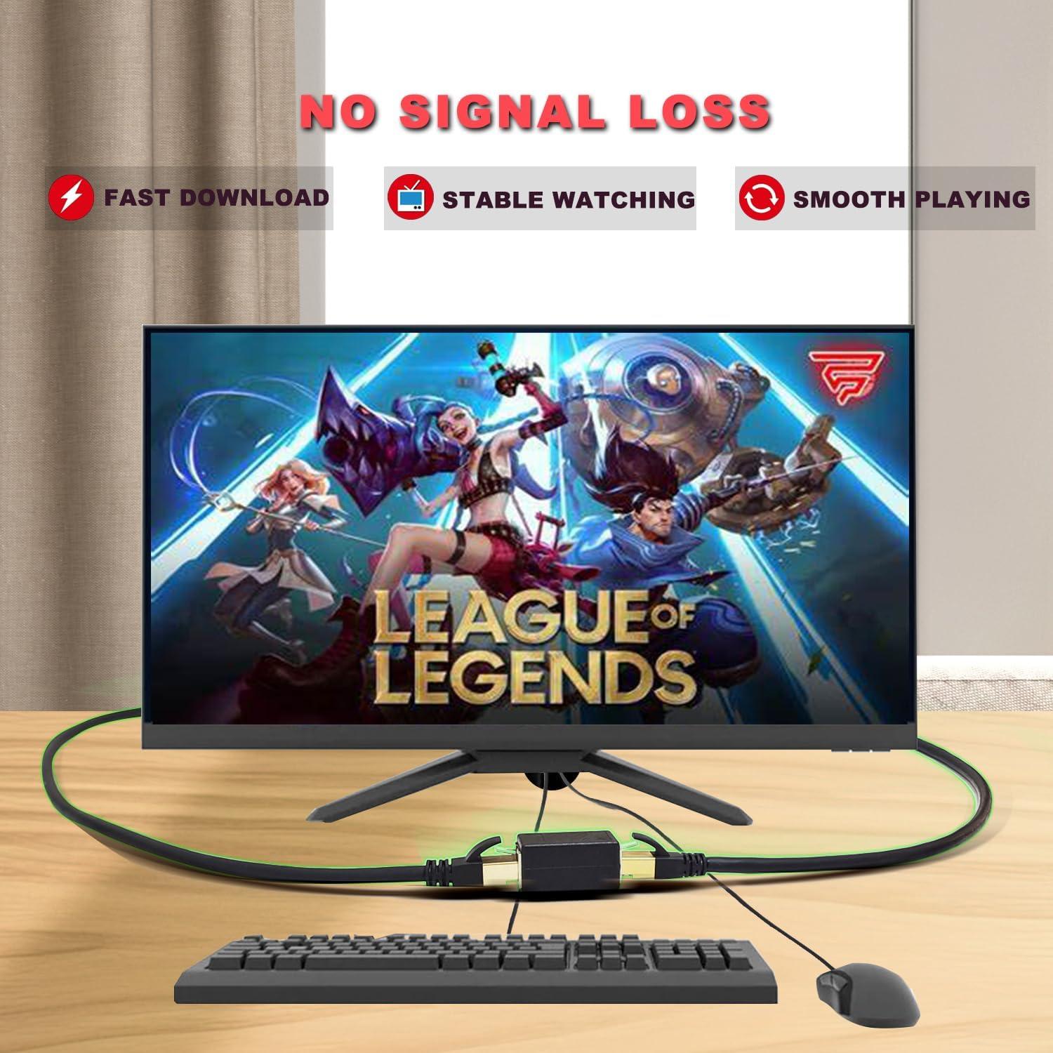 Paquete de 3 Acopladores Ethernet ZY RJ45 Hembrado 1 Gbps