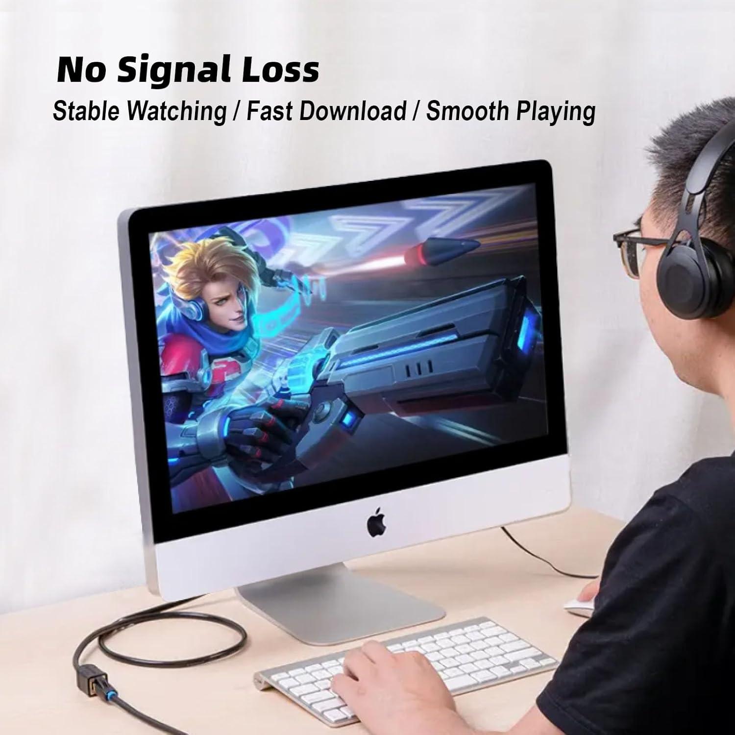 Paquete de 5 Acopladores Ethernet RJ45 ZGQ Cat7/Cat6/Cat5e