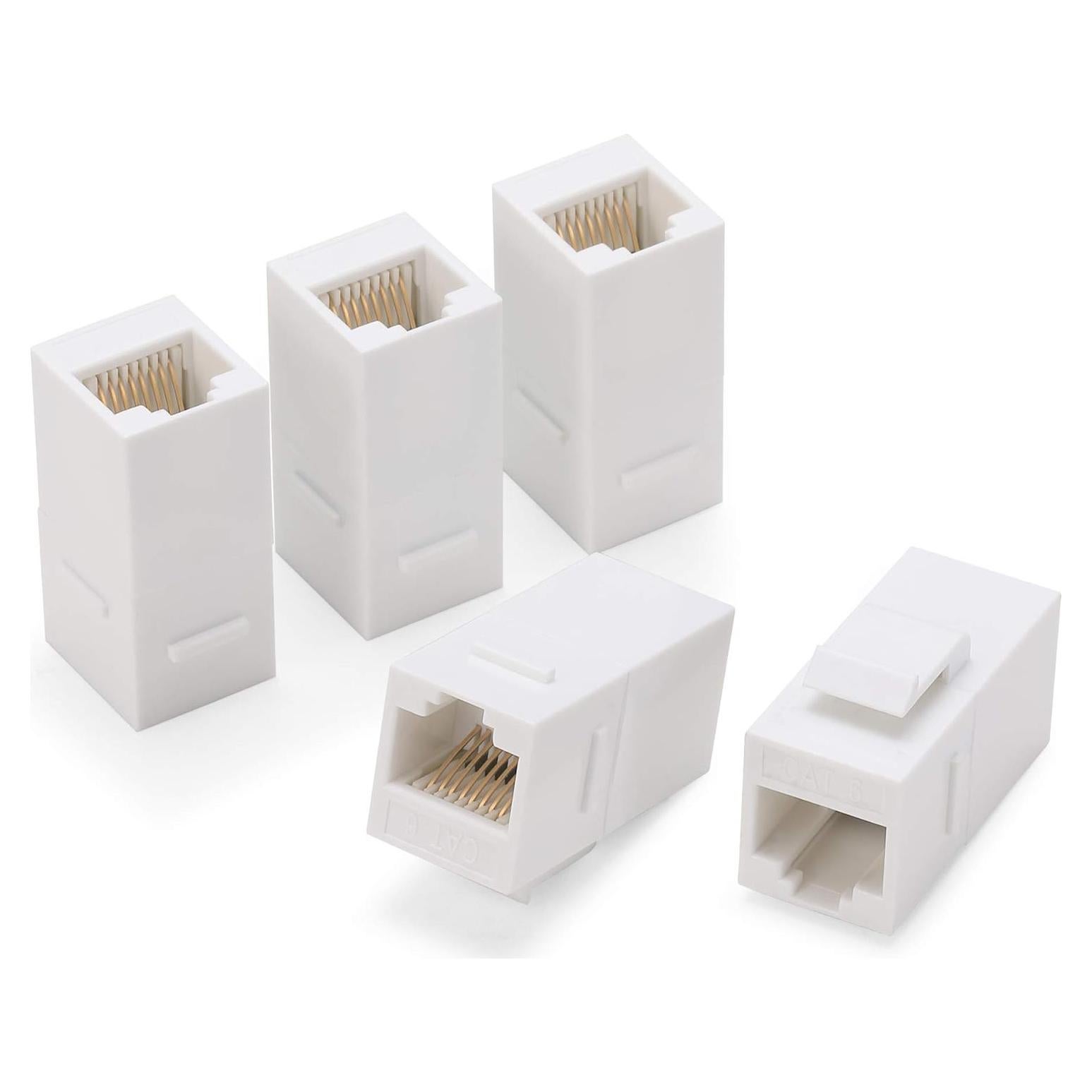 Adaptador RJ45 hembra a hembra Rapink, 5 unidades Cat6