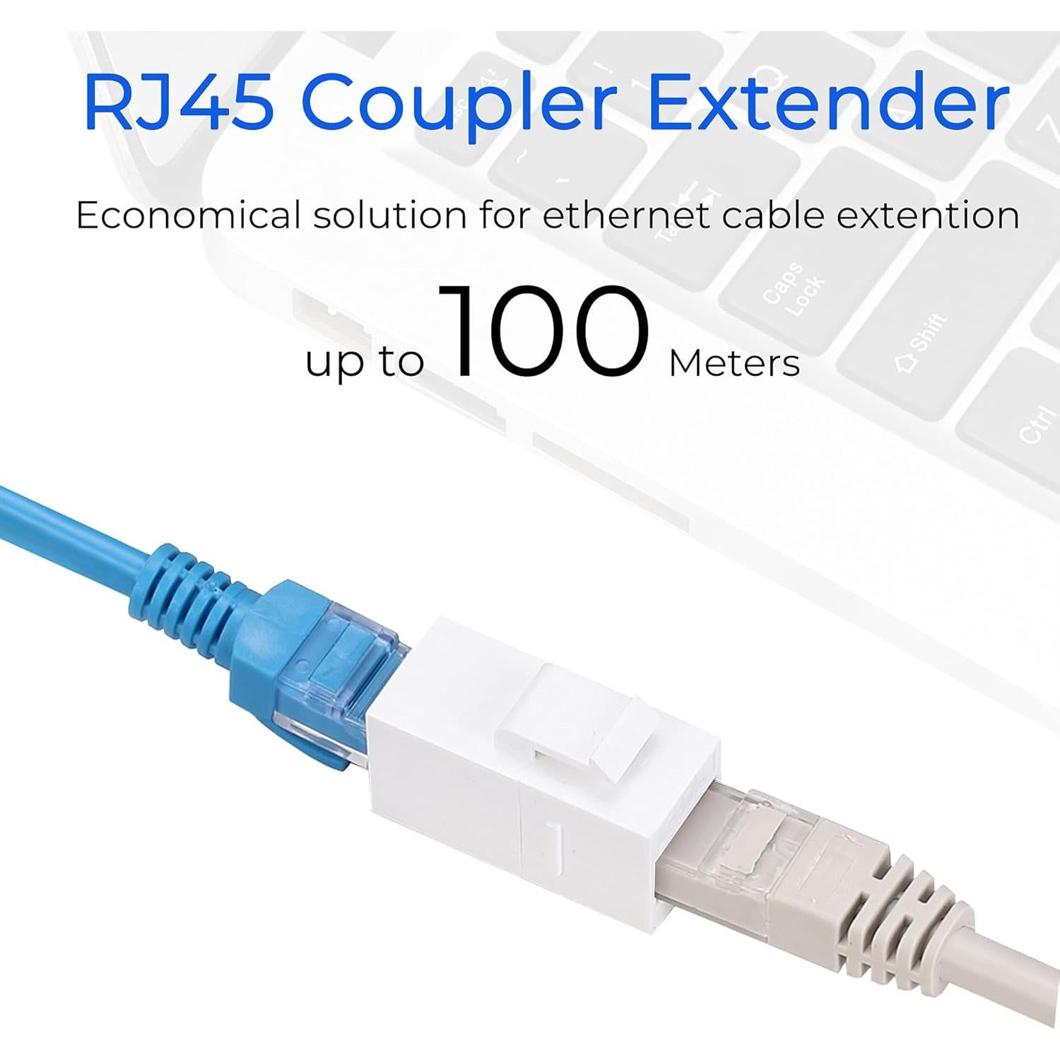Adaptador RJ45 hembra a hembra Rapink, 5 unidades Cat6