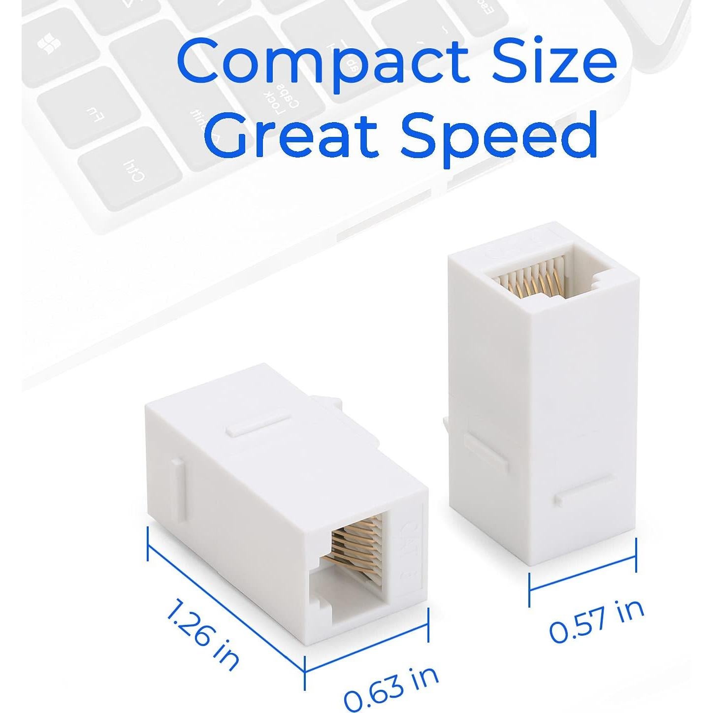 Adaptador RJ45 hembra a hembra Rapink, 5 unidades Cat6