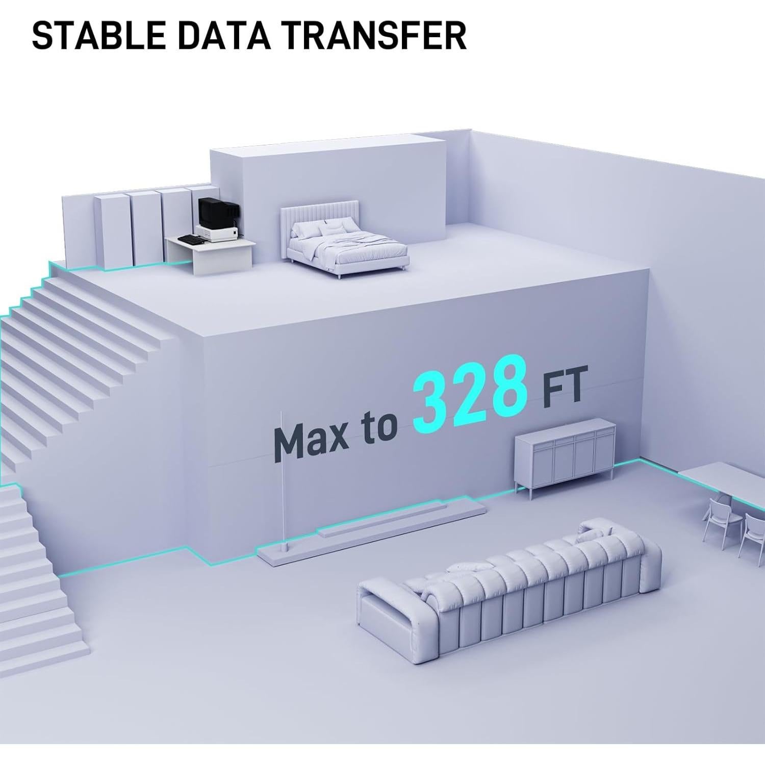 Acoplador de Red DARKROCK RJ45 para Cat7/Cat6/Cat5e/Cat5