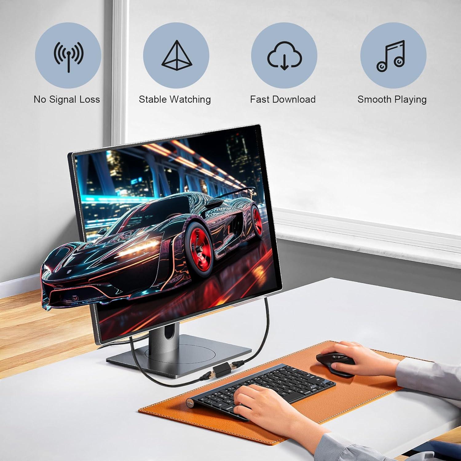 Acoplador RJ45 MA - 12 Adaptadores Extensores Ethernet Cat5/6/7