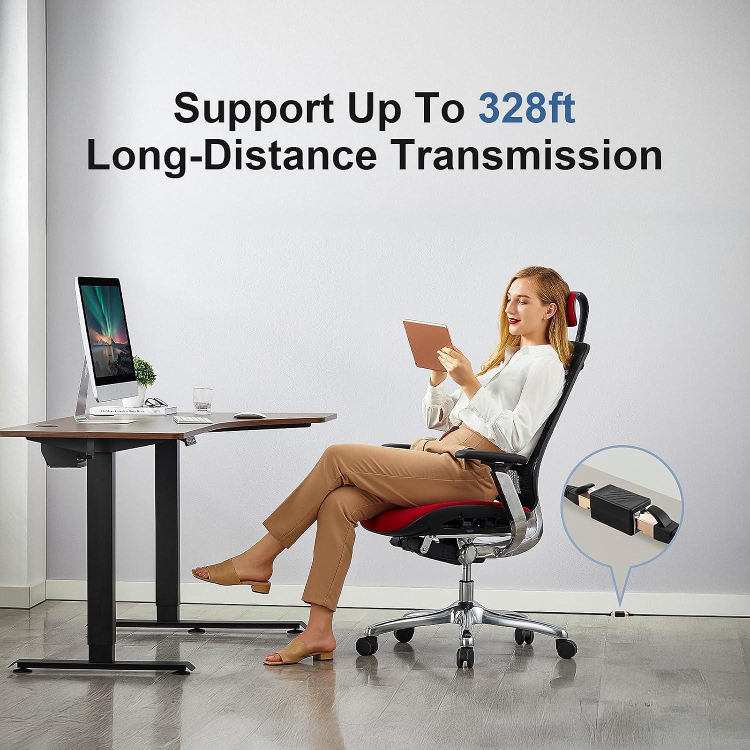 Acoplador RJ45 MA - 12 Adaptadores Extensores Ethernet Cat5/6/7