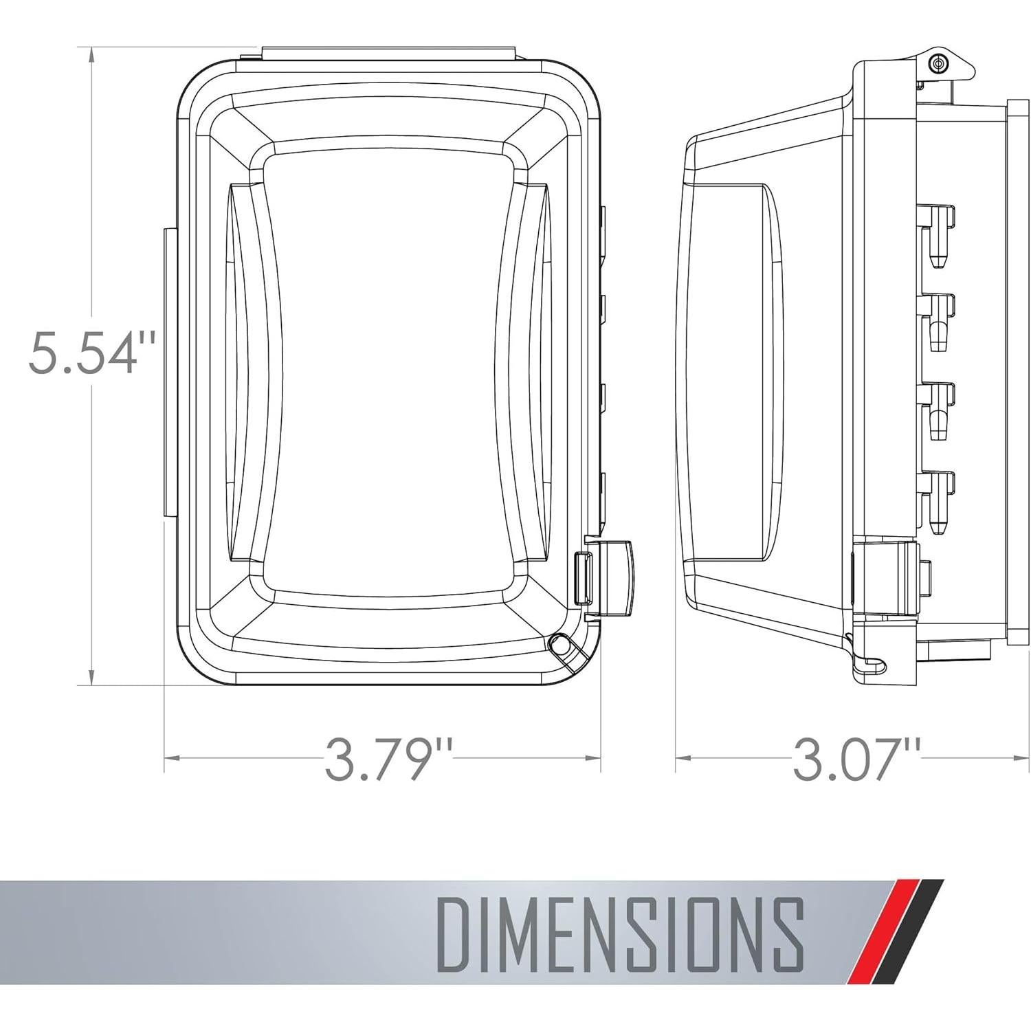Cubierta de Salida Eléctrica TayMac MM410C 1-Gang Clara