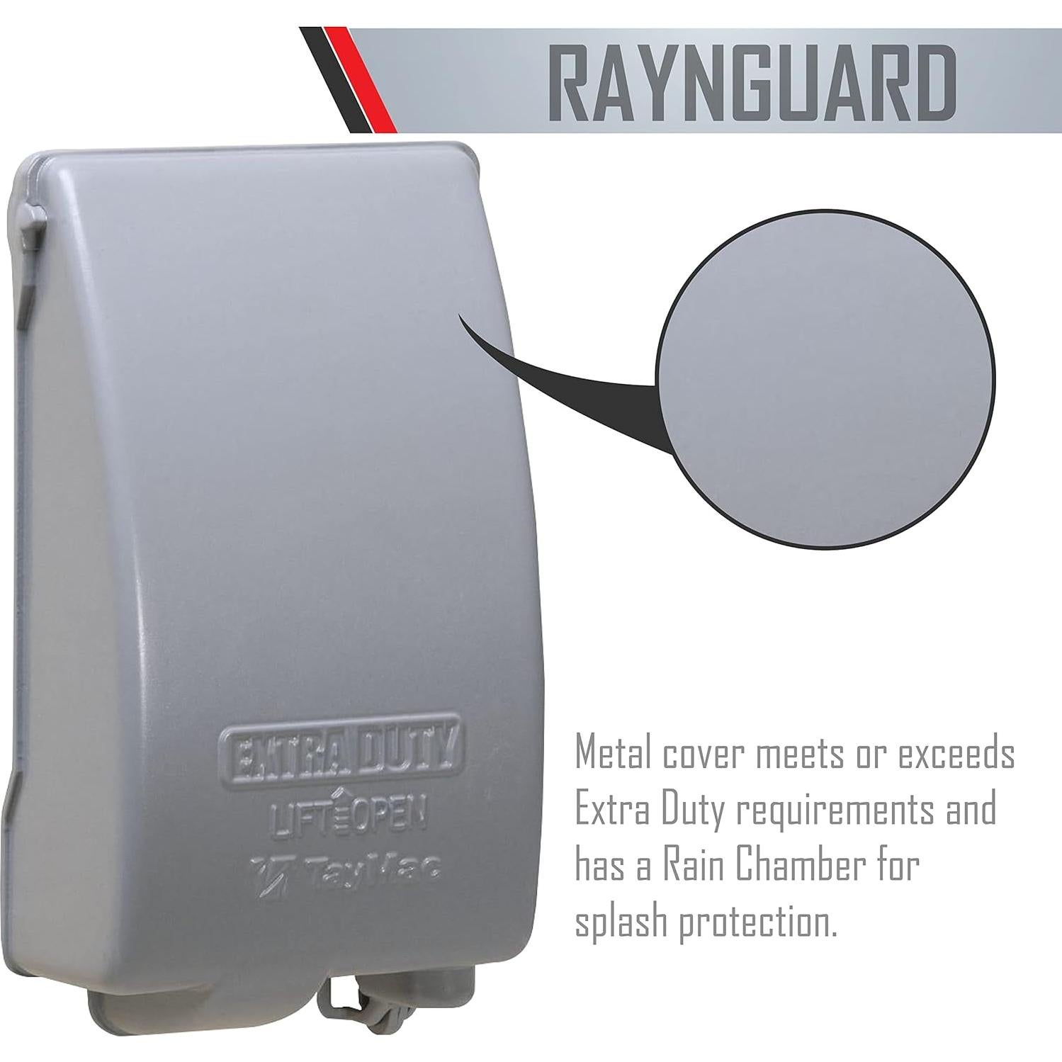 Cubierta Metálica TayMac MX4280S 1-Gang a Prueba de Climas