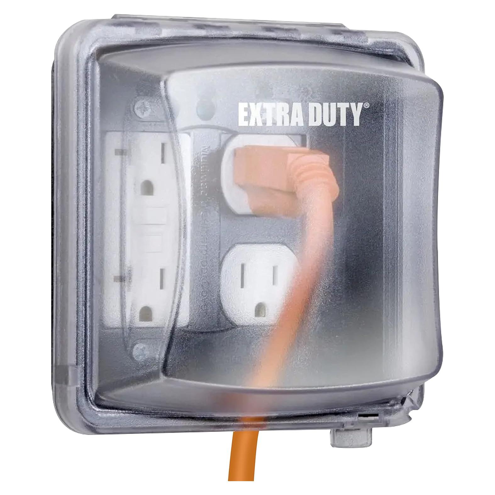 Cubierta de Enchufe Eléctrico TayMac MM2420C 2-Gang Transparente