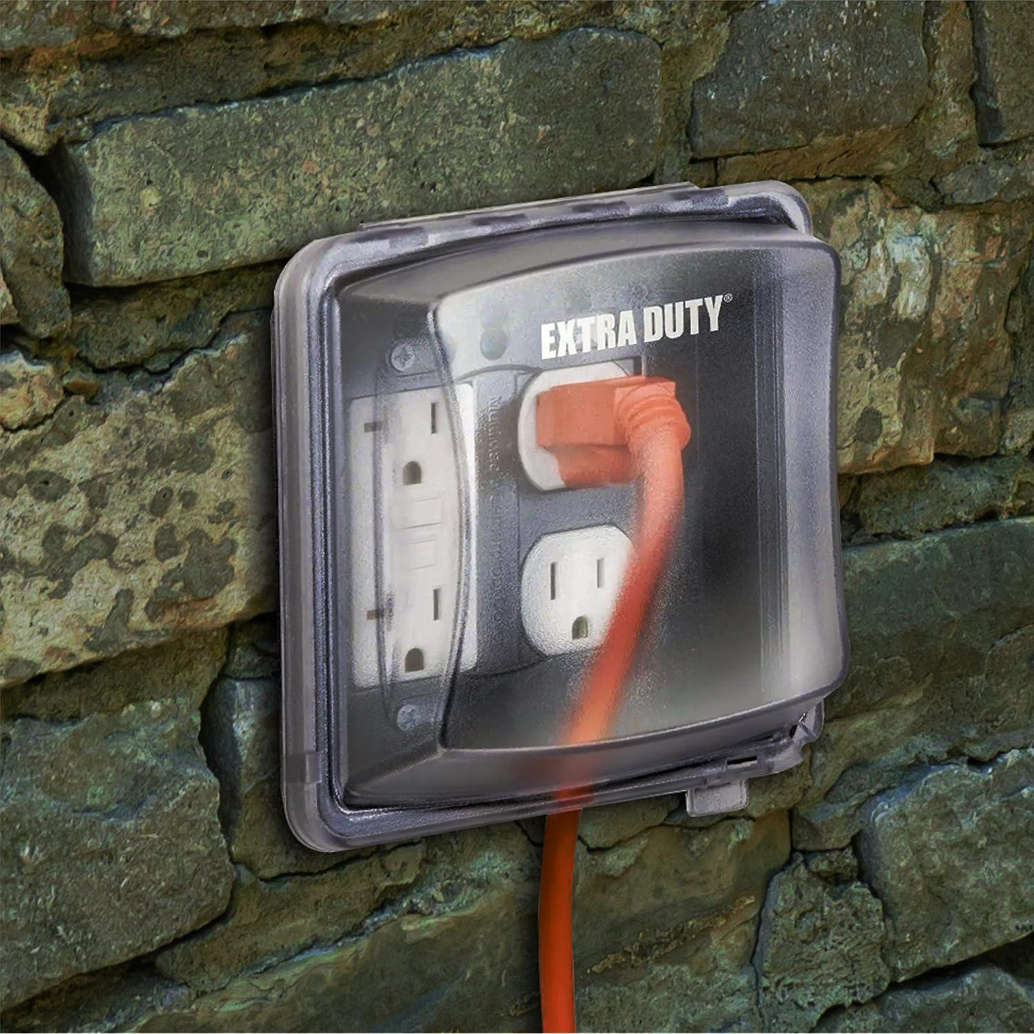 Cubierta de Enchufe Eléctrico TayMac MM2420C 2-Gang Transparente