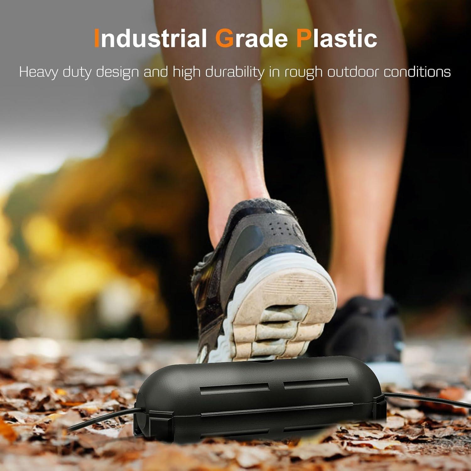 Cubierta de Cable de Extensión Exterior Iwillink - 2 Paquete Impermeable