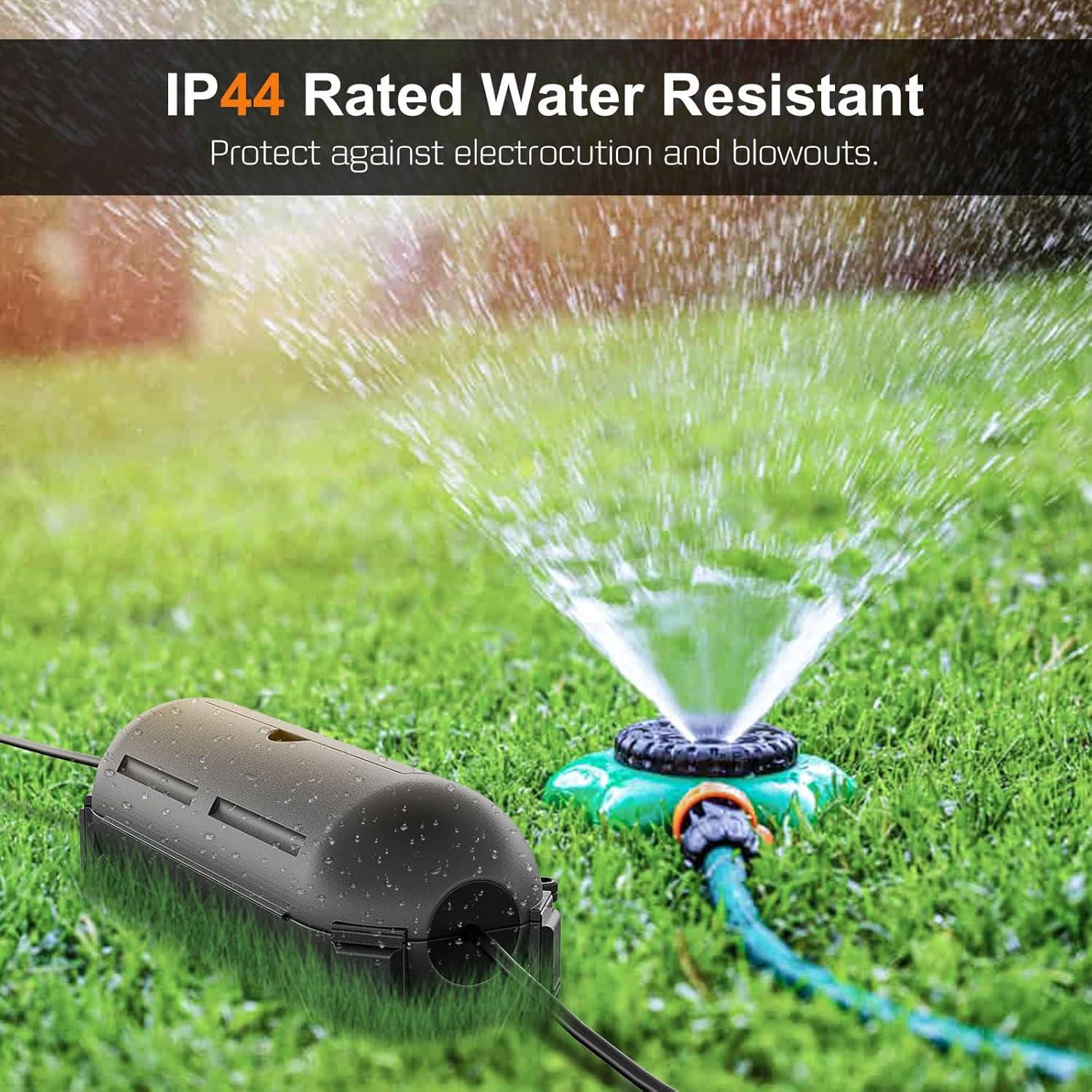 Cubierta de Cable de Extensión Exterior Iwillink - 2 Paquete Impermeable