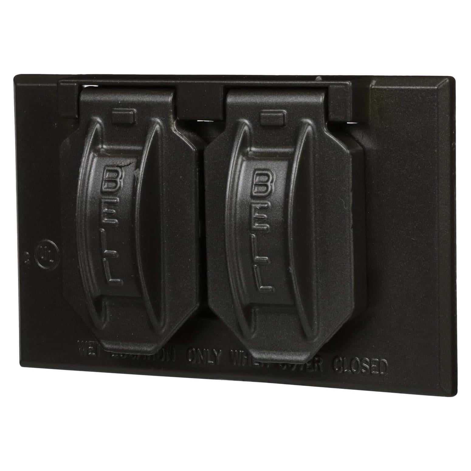 Cubierta a Prueba de Climas Hubbell Raco 5180-2 Dúplex Horizontal