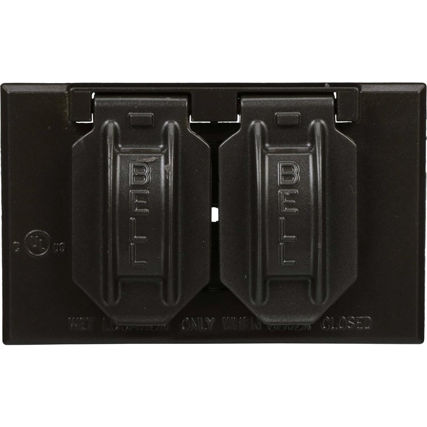 Cubierta a Prueba de Climas Hubbell Raco 5180-2 Dúplex Horizontal