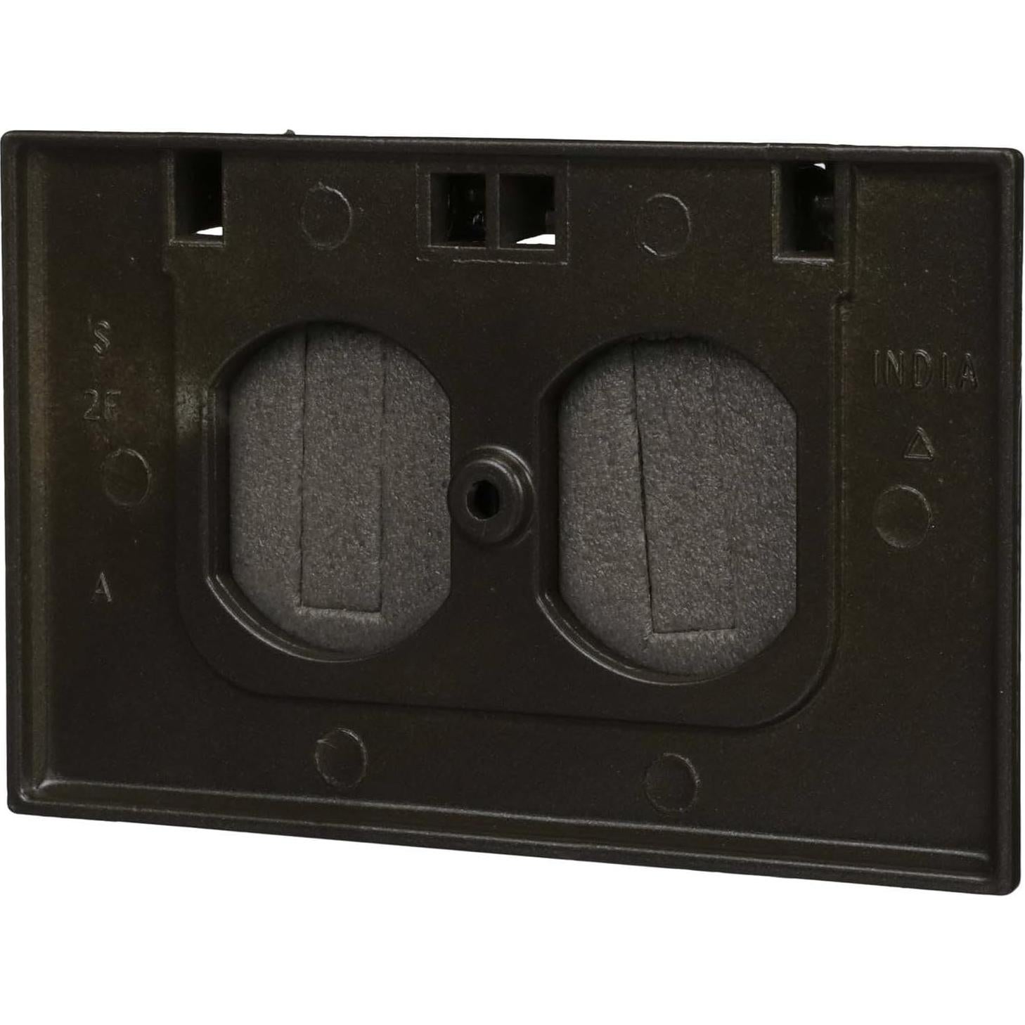 Cubierta a Prueba de Climas Hubbell Raco 5180-2 Dúplex Horizontal