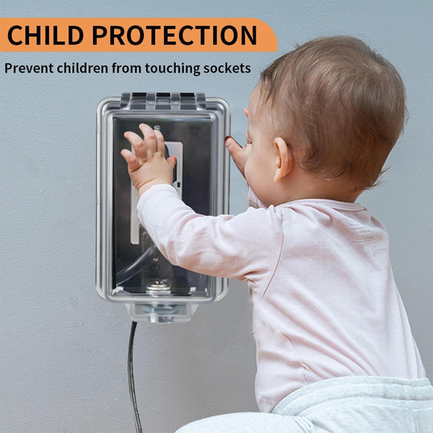 Cubierta de Enchufe Exterior PKLIYH 2 Paquetes a Prueba de Agua