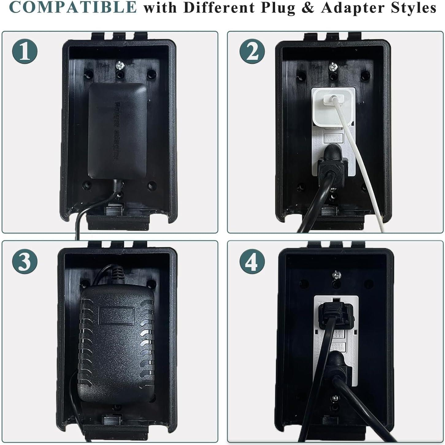 Cubierta de Enchufe Exterior PKLIYH 2 Paquetes a Prueba de Agua