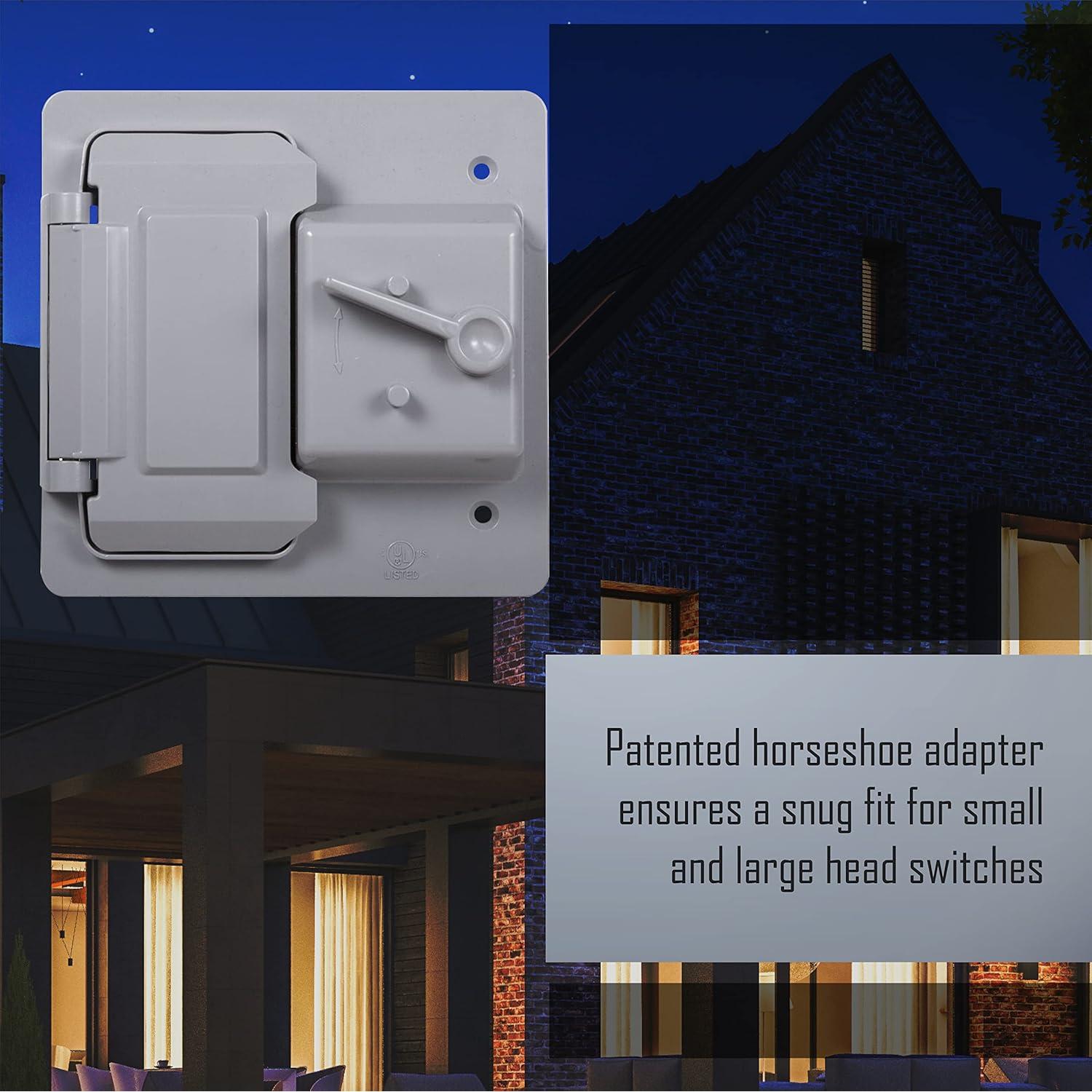 Cubierta a Prueba de Climas 2-Gang BELL PTC521GY Gris