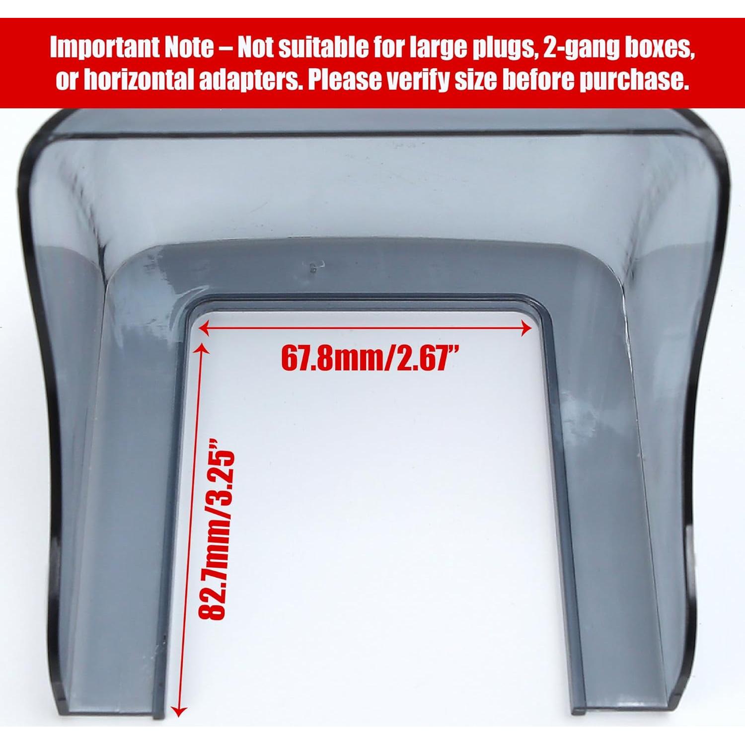 Cubierta Impermeable para Enchufe BuleVina 6.78x8.26cm