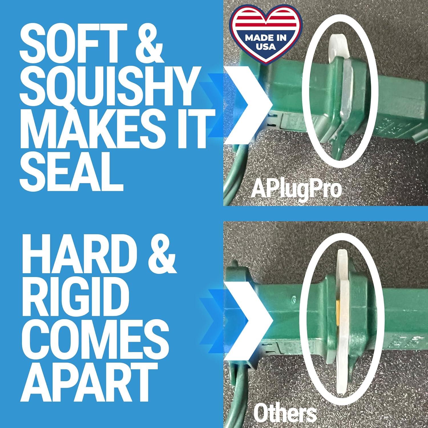 Gaskets y Cubiertas de Enchufes a Prueba de Agua APlugPro 5 Unidades