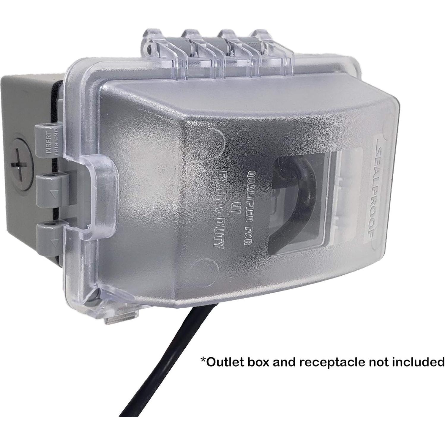 Cubierta de Salida Exterior 1-Gang Sealproof UL Extra Duty