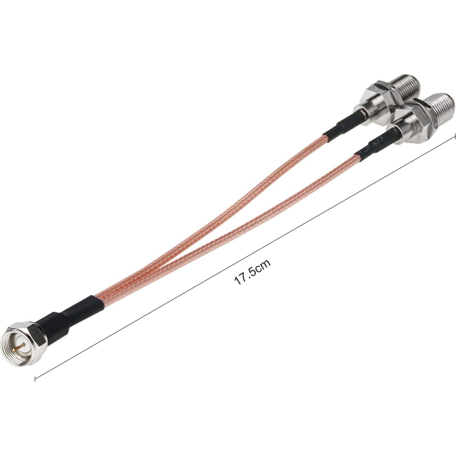 Divisor de cable coaxial F-Type RFAdapter 3 vías 15cm