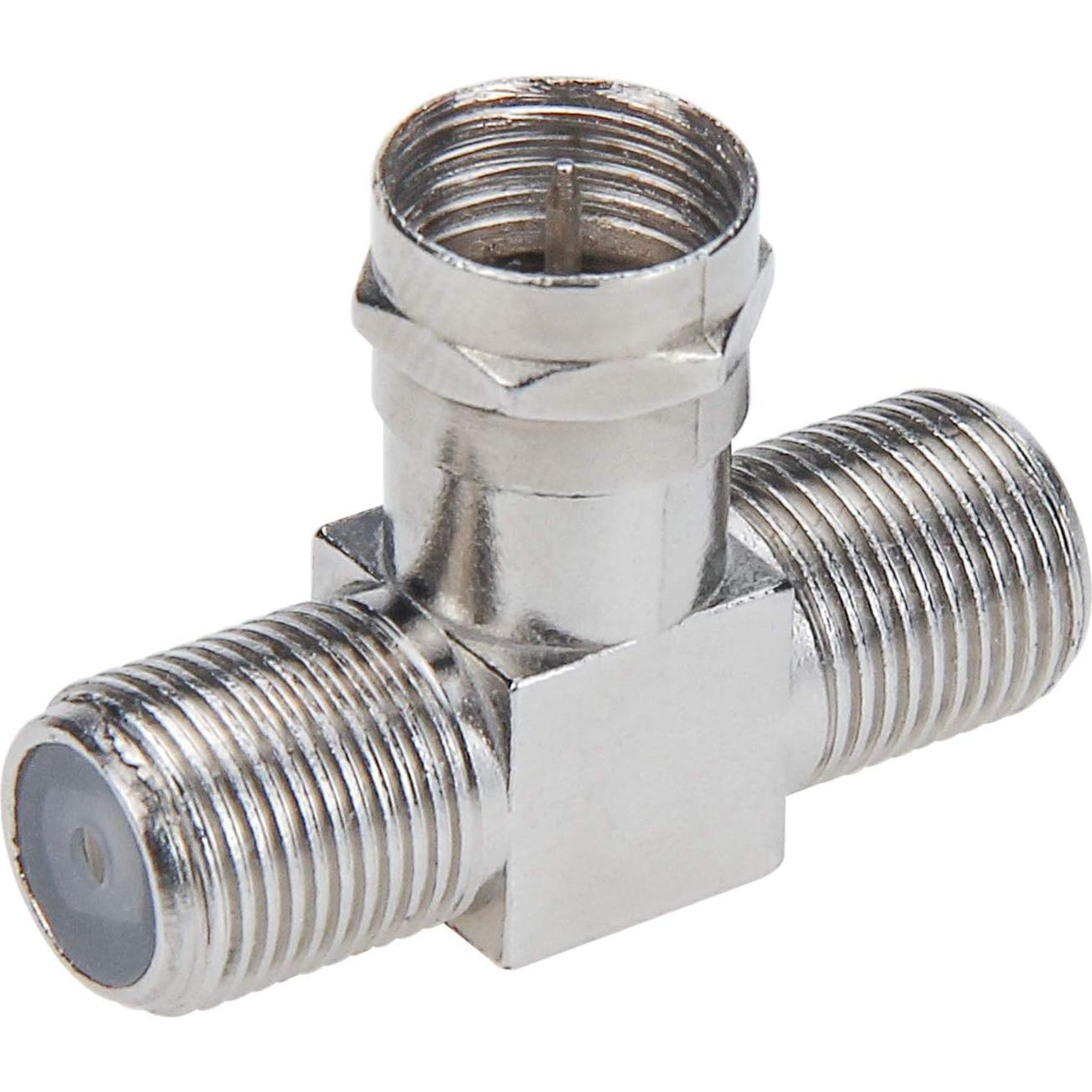 Divisor de Cable Coaxial RFAdapter 2 en 1 F a 2 F Hembra