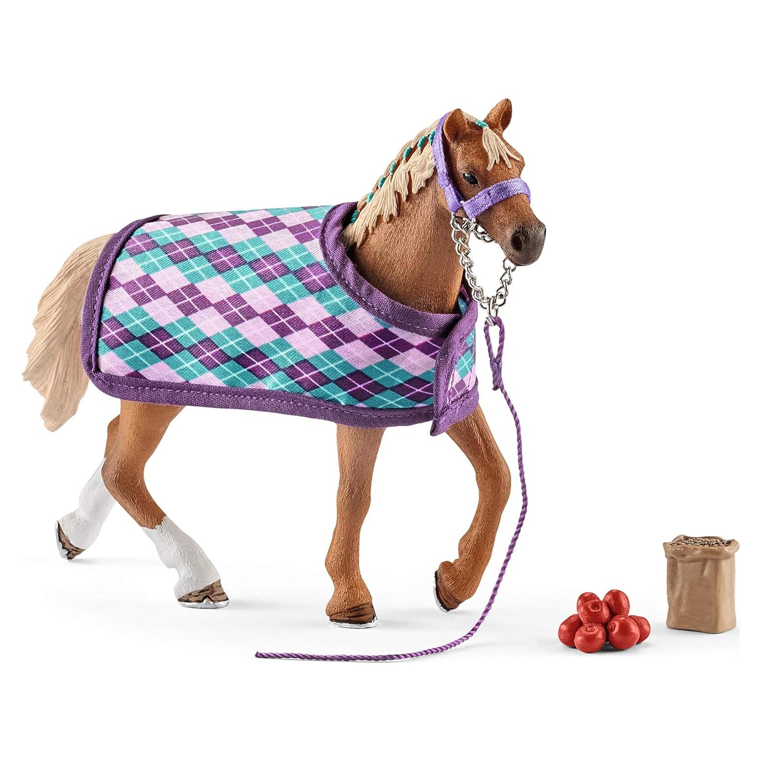 Juego de Caballos Schleich Pura Sangre Inglés 4 Piezas