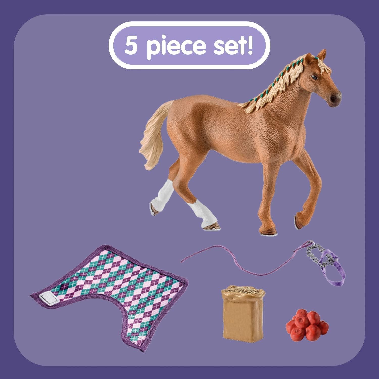 Juego de Caballos Schleich Pura Sangre Inglés 4 Piezas