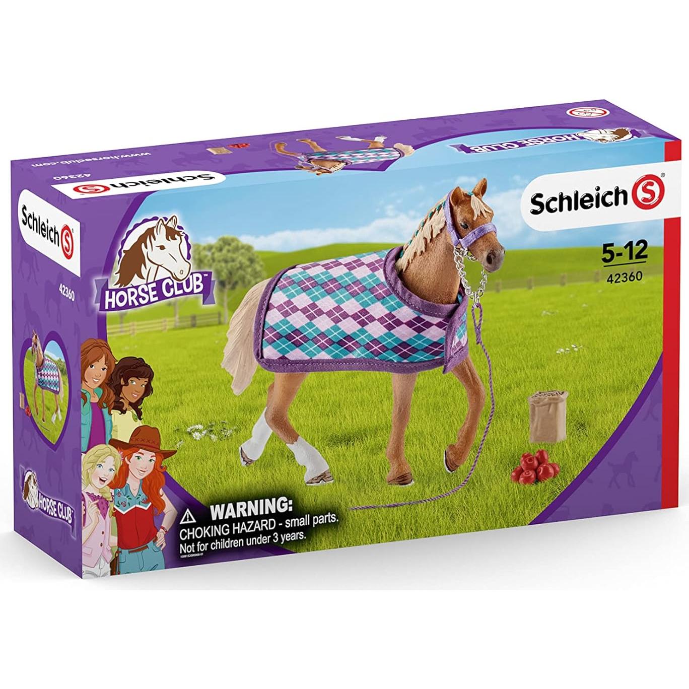 Juego de Caballos Schleich Pura Sangre Inglés 4 Piezas