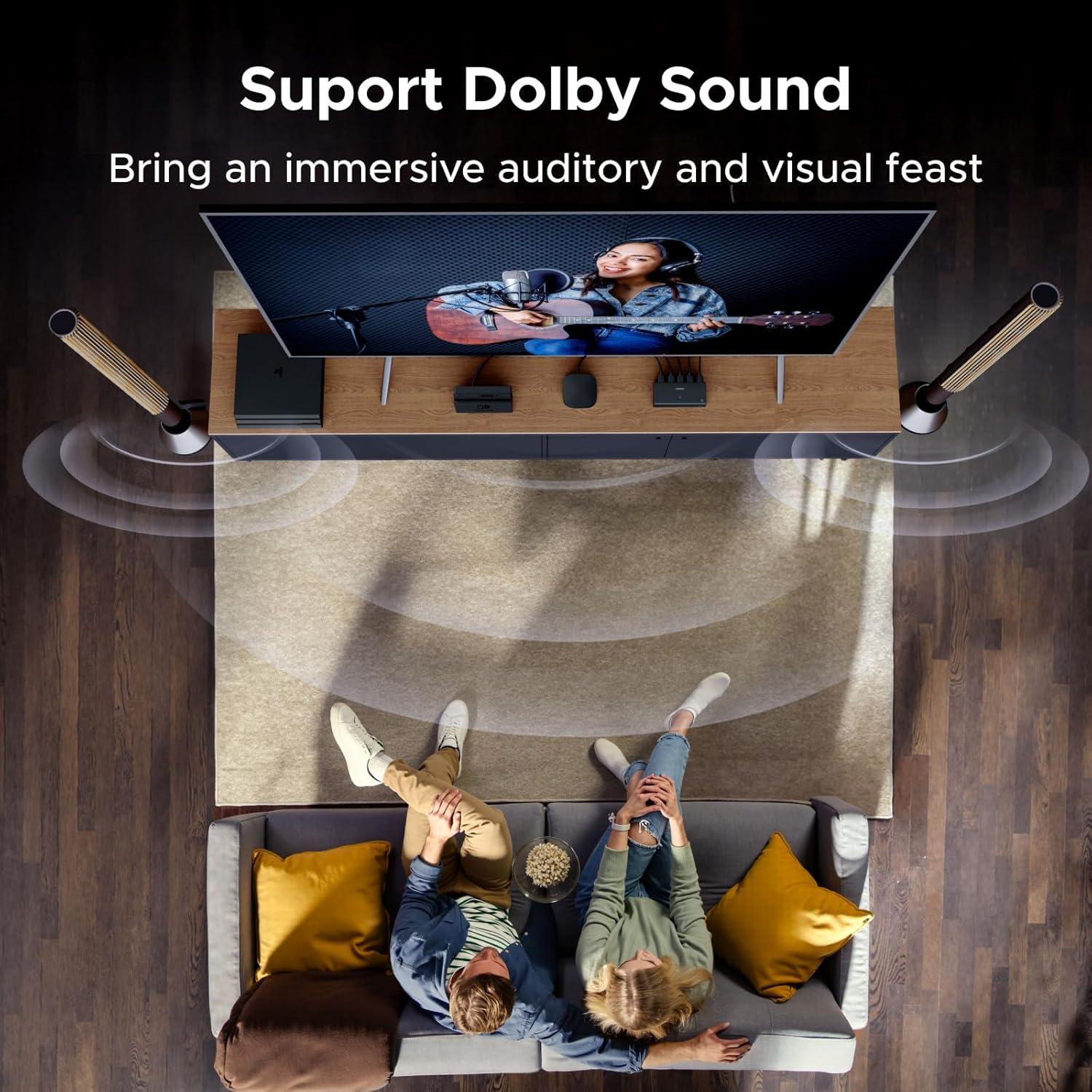 UGREEN Interruptor HDMI 3 en 1 4K@60Hz con Control Remoto