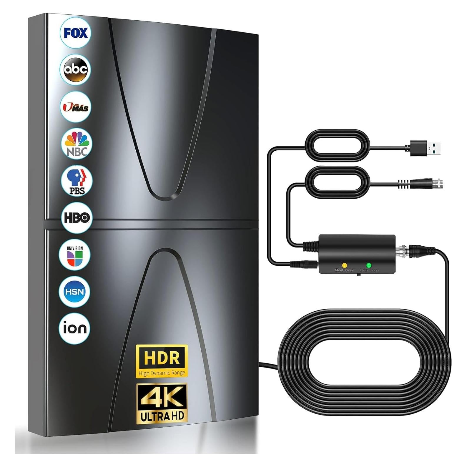 Antena de TV Digital Vragey HD012 2200 millas 360°