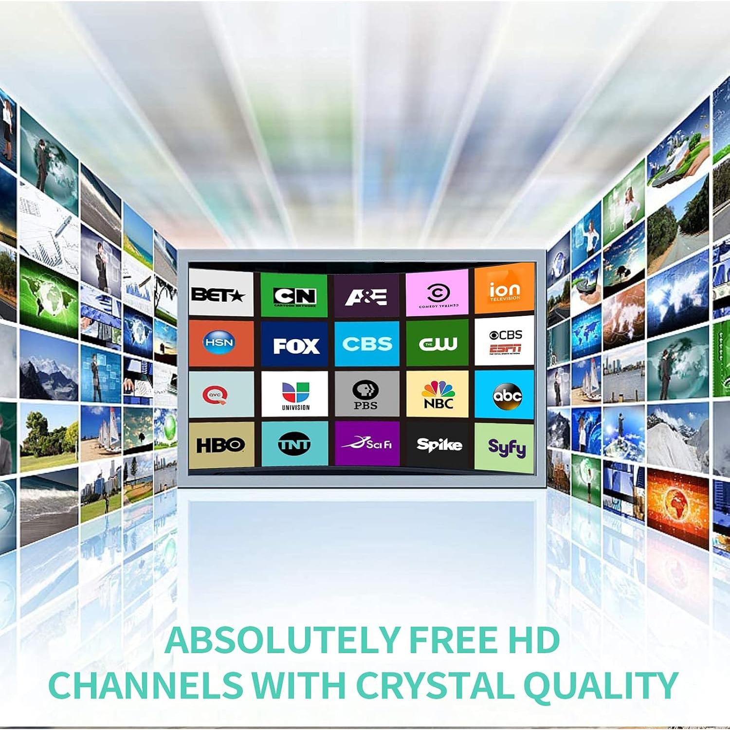 Antena de TV Digital Vragey HD012 2200 millas 360°