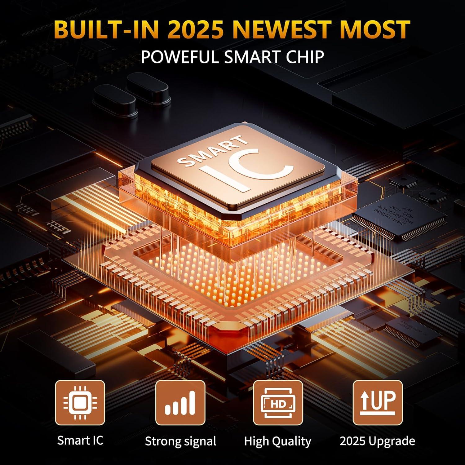 Antena de TV Yimayinu 2025 HD 4K Amplificada 2574 km